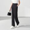 Birdie Miss Women's Petite Straight Wide-Leg Suit Trousers