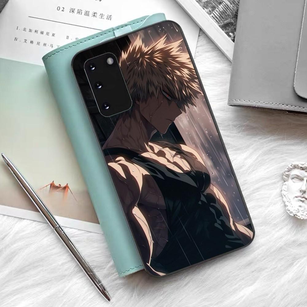 Cartoon B-Bakugo K-Katsuki Phone Case Silicone PC+TPU For Samsung S10 20 30 22 23 24 Plus Lite Ultra Cover
