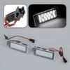 22854057 GM13502178 GM13502179 1224032 2 шт. Фонарь подсветки номерного знака 18SMD 13502178 13502179 Подходит для Buick Cadillac Chevrolet