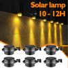4 Pcs LED Outdoor Waterproof Solar Light Super Bright Garden Decor Lighting Wall Lamp Villa Balcony Staircase Garage Fence Solar Lamps