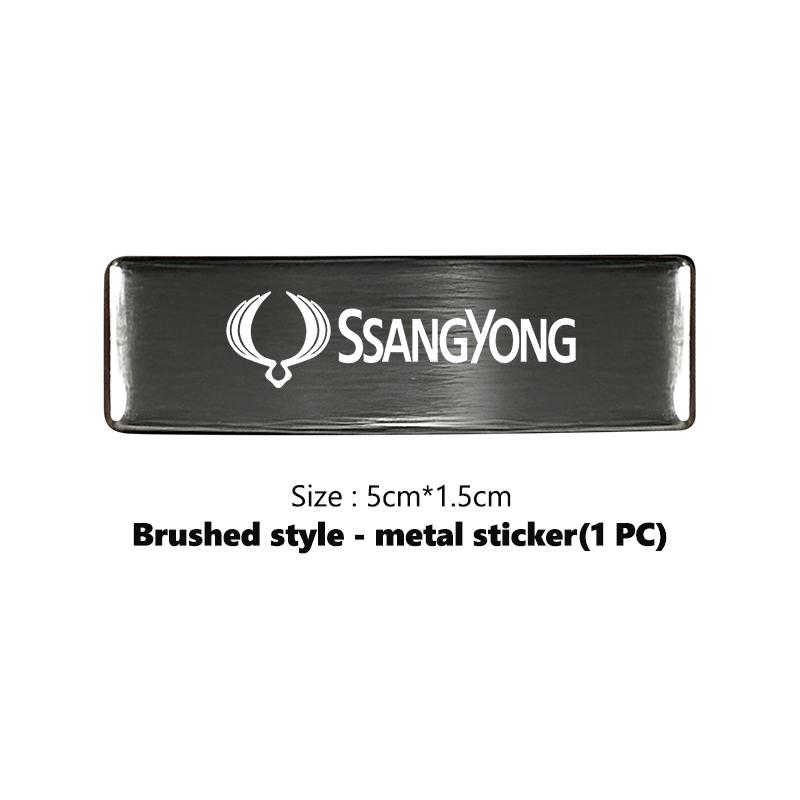 BMB1 Car Body Sticker Badge Auto Styling Decoration Accessories For SsangYong Kyron Actyon Sport Tivoli Torres Korando C300 Musso