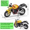Масштаб 1/18 Welly HONDA Hornet, модель мотоцикла из сплава, литье под давлением, металлические игрушечные транспортные средства, модель мотоцикла, коллекция высокой имитации, детские подарки