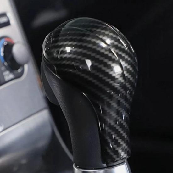 ABS Carbon Fiber Gear Shift Knob Trim Cover Fits Infiniti G25 G35 G37 2007-2013