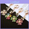 Leaves Four Clover Keychain Bag Decoration Fashion Cars Metal Pendant Gifts