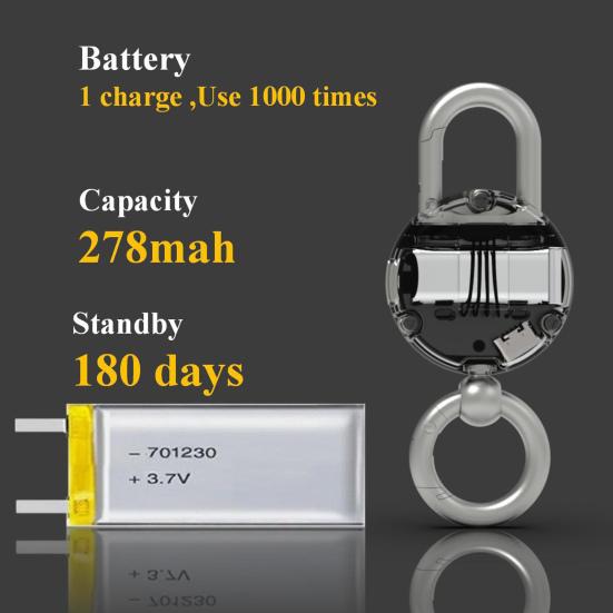 3-In-1 Scale Watch Keychain Portable Outdoor Camping Hiking Multifunction Mini Electric Digital Weighting Scale Metal Key Ring Holder