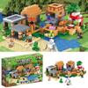Игрушка-конструктор высокой сложности, совместимая с Lego Minecraft Village Boy Puzzle Assembly