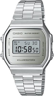Цифровые часы Vintage Series Kids Silver Overseas Model [Casio] A168WEM-7 Мужские Женские [Товар]