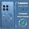 Frameless Phone Case For OnePlus 13 12 For Magsafe Magnetic Magsafing Cover For Oneplus Ace3 Pro Ace3V Ace2V 2 Pro Wireless Charger Borderless Cover