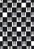 Edoten Todaya Shoten Nashien-zome Tenugui (Japanese Hand Towel) Piano Checkered Pattern 681