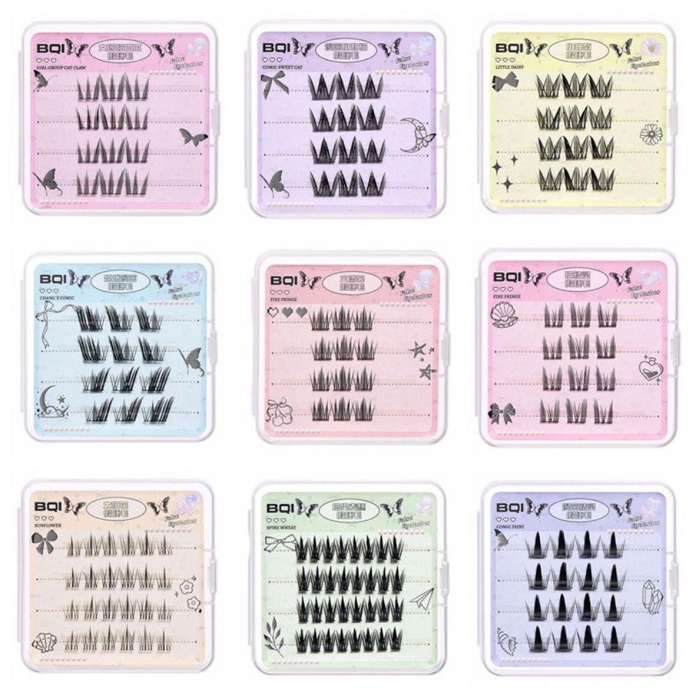 Тонкие пучки накладных ресниц Пушистые самоклеящиеся накладные ресницы Накладные ресницы Вечеринка