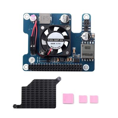 Питание через Ethernet (Poe) Плата расширения, подходящая для RPI5, поддерживающая сетевой стандартный модуль питания IEEE802.3af/At
