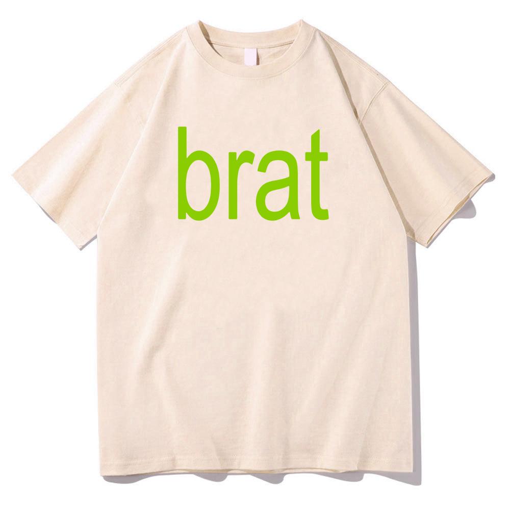 Brat Album 2024 Tour T-shirt Charli XCX with Special Guest Shygirl Tee-shirt Casual Cotton High Quality Women Tshirt Unisex Tees