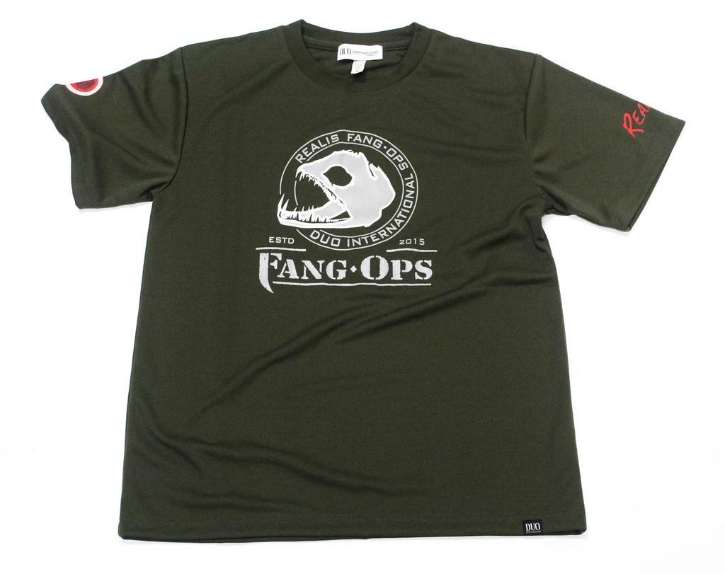 Duo T Shirt Fang Ops Beast 25 Short Sleeve Dry Fit Green Size XL (8584)