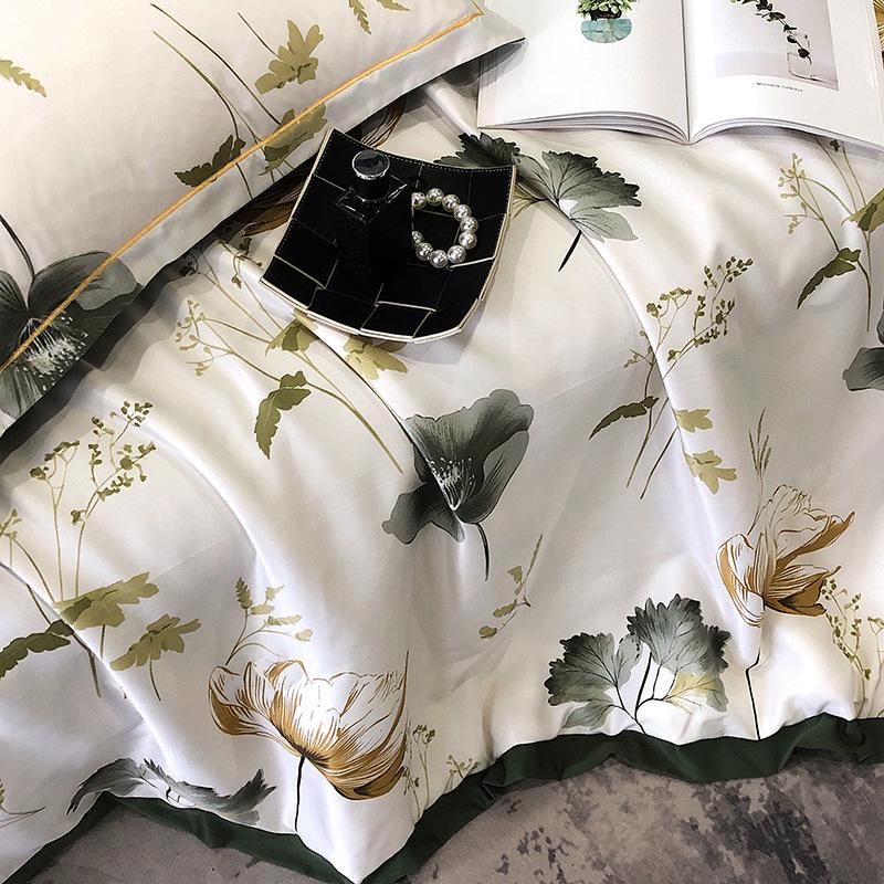 Летний комплект одеяла из тенселя: 25 дизайнов - Легкий шелк, Стирающийся, Идеально подходит для кроватей в студенческих общежитиях