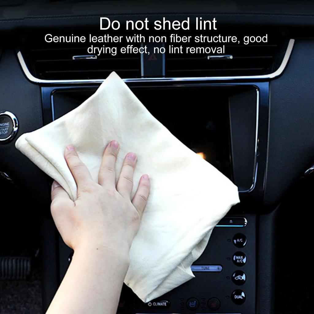 Натуральная тряпка для ухода за автомобилем из замши, тряпка для мытья из натуральной овчины, замша, ультра впитывающие быстросохнущие полотенца для аксессуаров для автомойки