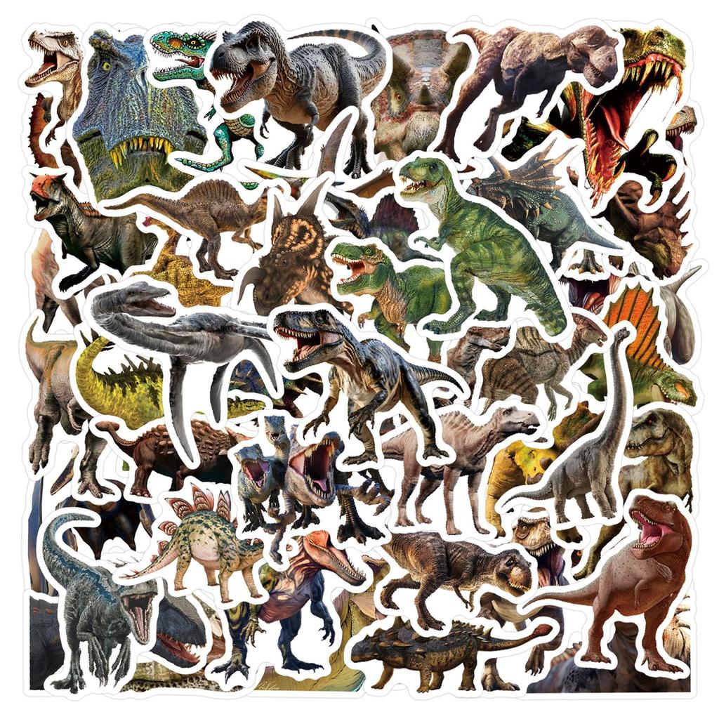 55 Динозавр Динозавр Граффити Наклейки Самокат Ноутбук Сделай сам Мультяшные наклейки