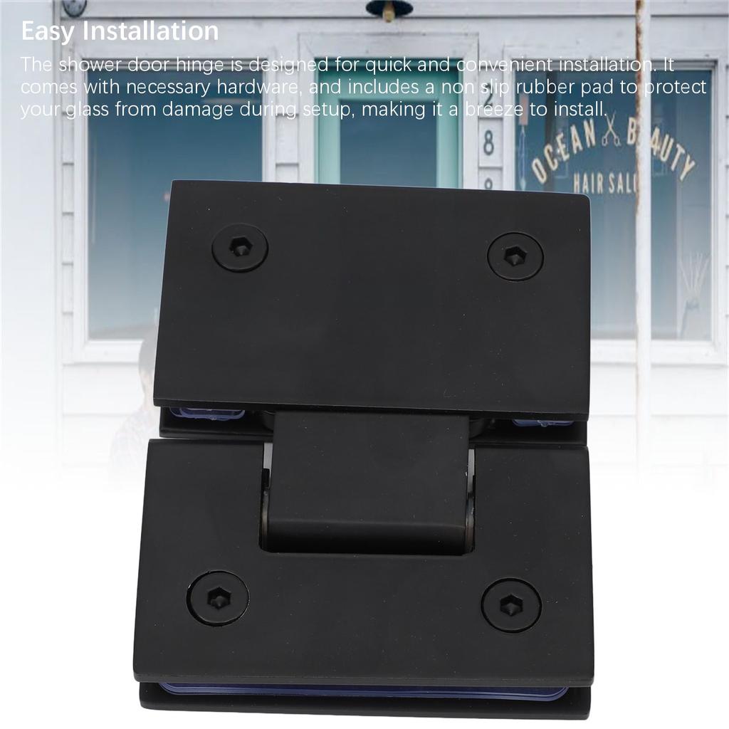 Стеклянные дверные петли для душа 180 градусов из нержавеющей стали сверхпрочные дверные петли для стекла толщиной 5/16-1/2 дюйма 8 мм-12 мм для безрамных дверей ванной комнаты