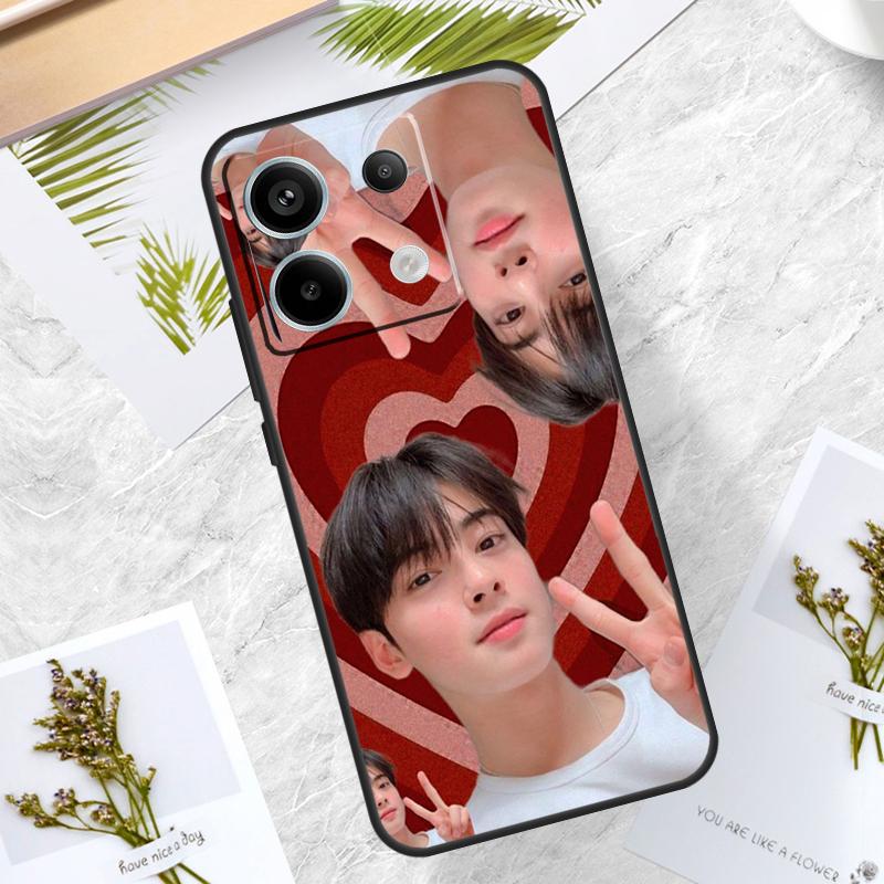 Ча Ын У корейский актер певец Чехол Для Xiaomi Redmi Note 13 Pro 12 11 10 9 9S 10S 11S 12S Чехол Для Redmi 12C 9C 10C 13C