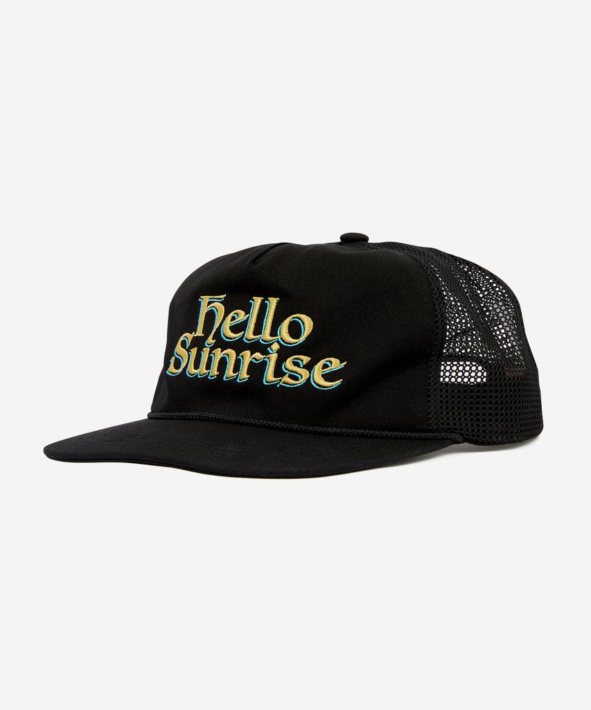КЕПКА HELLO SUNRISE с логотипом Heritage, свободный крой, 5-панельная_Черный