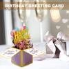Beautiful Eye-catching Lightweight Wishes Greeting Card Three-dimensional Box Birthday Greeting Card Home Supply