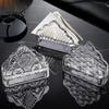 Office Desk Organizer Tissue Holder, Crystal Glass Modern Style, Durable Scratch-Resistant Embossed Texture Napkin Dispenser Organizer, for Restaurant