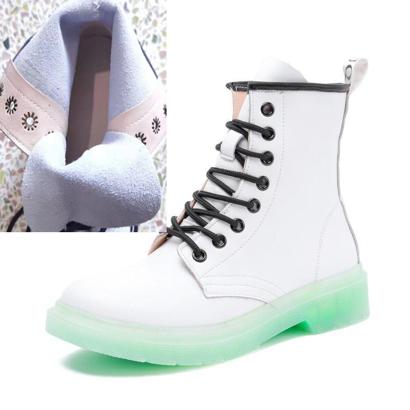 Женские зимние ботинки из натуральной кожи