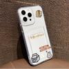 Силиконовый чехол-карман для карт для Xiaomi Redmi Note 14 13 12 11 10 iPhone 17 16 14 13 Pro Samsung S23 S24 S25 Крышка Прозрачный бампер для телефона