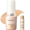 Тональная основа Maquillage Essence Liquid EX Охра 20 24 мл + Маленькая база под макияж (8мл) Жидкая тональная основа SPF50+ Модель 2025 Покрытие пор, Сияние, Прозрачность