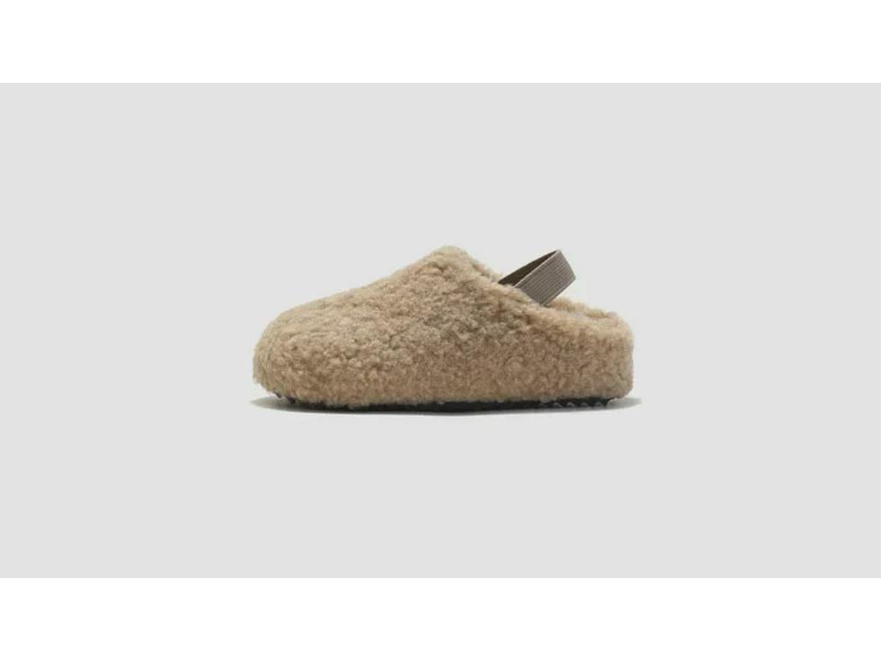 Сандалии Ruizu Kids Furry Cork Cotton Warm Velvet Sandals - Сандалии для мальчиков и девочек из флиса и хлопка