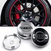 For Nissan ArR44Pcs 56/60mm Car Wheel Center Hub Caps Tire Rim Covers Car Accessories For Nissan Nismo X-Trail Almera Qashqai Note Leaf Teana
