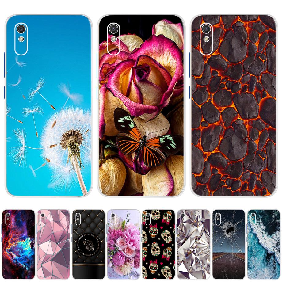 Для Redmi 9A Чехол Xiaomi Redmi 9A Покрытие 6.53 дюйма Задняя сторона Силиконовый Мягкий Чехол для телефона fundas для Xiaomi Redmi 9A Redmi9A 9 A A9 Чехол