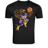 Eagle Basketball Player T-Shirt - Sports Mascot Graphic Tee