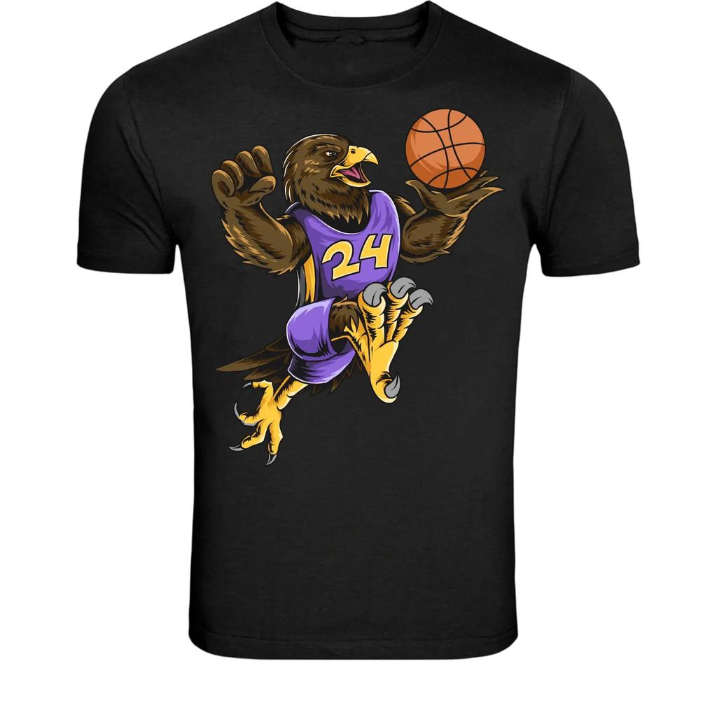 Eagle Basketball Player T-Shirt - Sports Mascot Graphic Tee