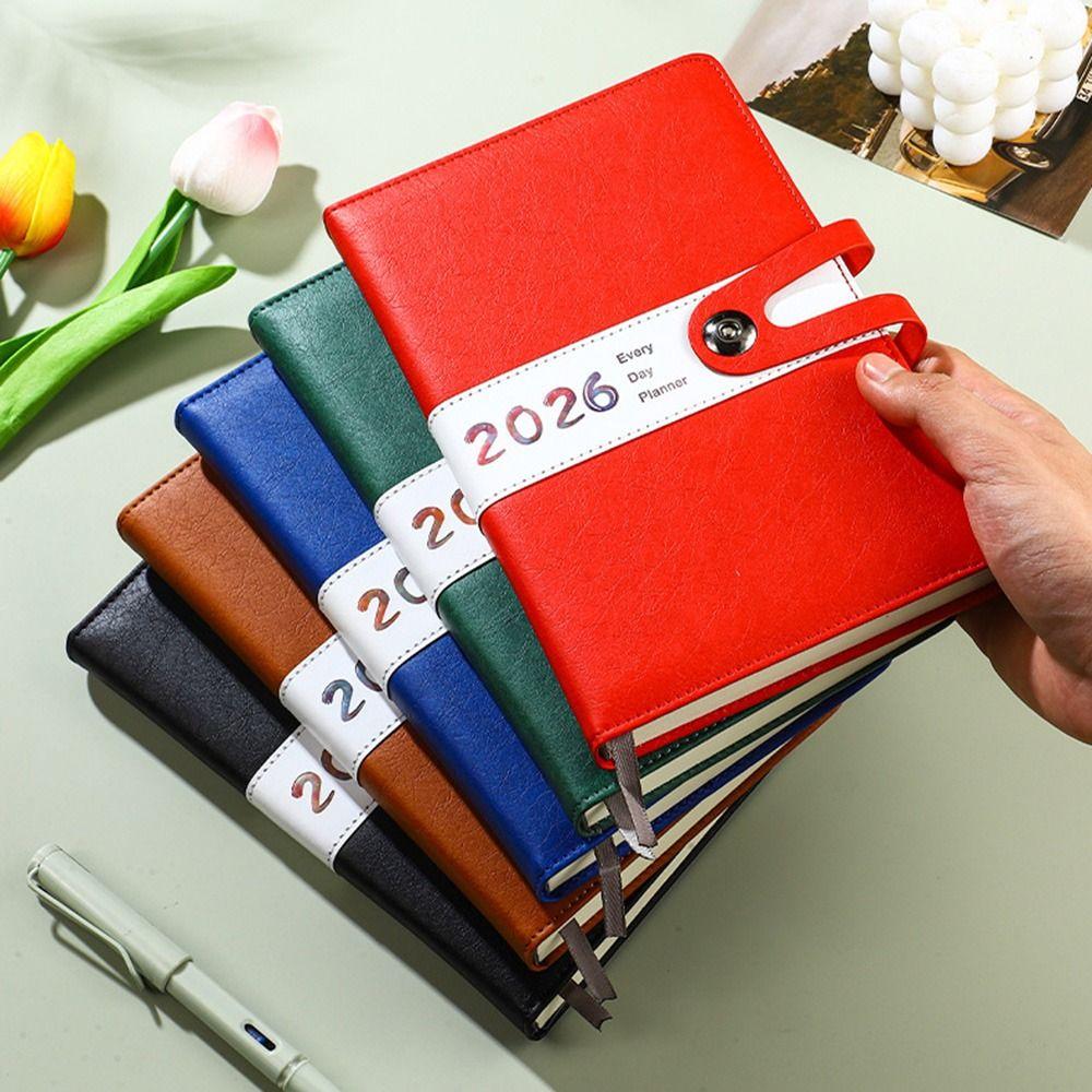 12 Months A5 Agenda Planning Notebook Wear-resistant To-do List Notebook Student