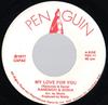 7-дюймовая пластинка RAMONDO SONIA My Love For You NONE Penguin 1977 Ямайка Регги Ска Даб Б/у