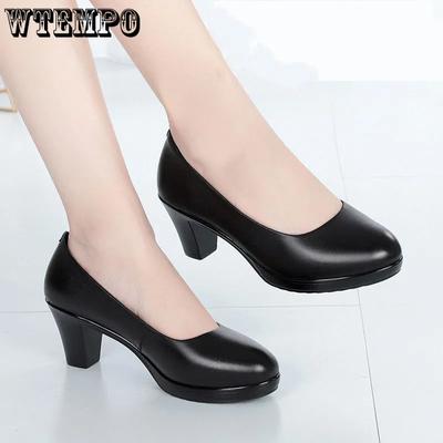 Однотонные танцевальные туфли Four Seasons Single из искусственной кожи, повседневные черные нескользящие туфли большого размера