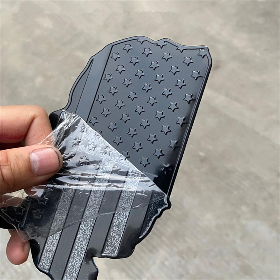 3D Металлическая Наклейка На Автомобиль Эмблема Значок Флаг Карты Америки Автозапчасти 18x10см Черный