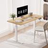 Electric Standing Desk, Adjustable Height Stand up Desk,White/Black Sit Stand Home Office Desk With Cup and headphone holder