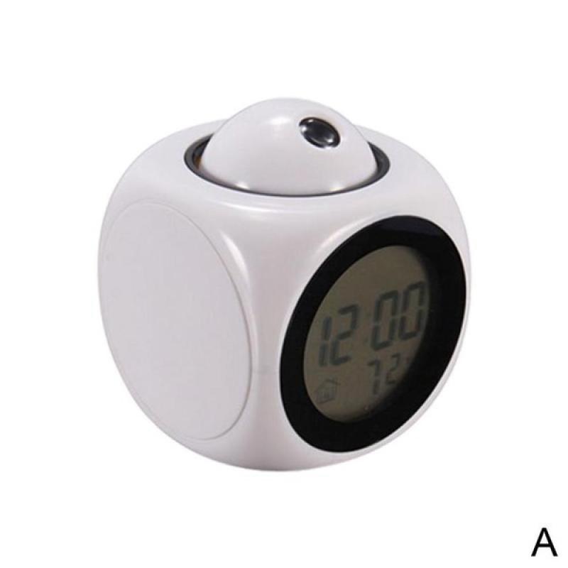 Будильник, светодиодный цифровой дисплей температуры, многофункциональный проектор, голосовое вещание, прикроватная лампа, ночник для детской комнаты