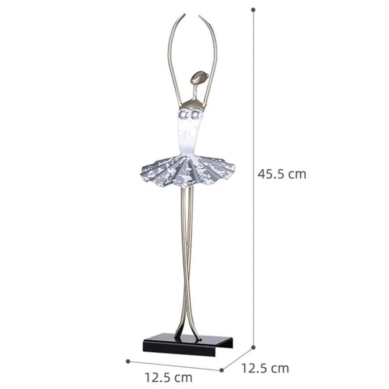 Минимализм Группа Музыкант Фигурки Статуя Украшение Стола Изделия Из Металла Украшения Танцор Персонаж Скульптура Современный Домашний Декор