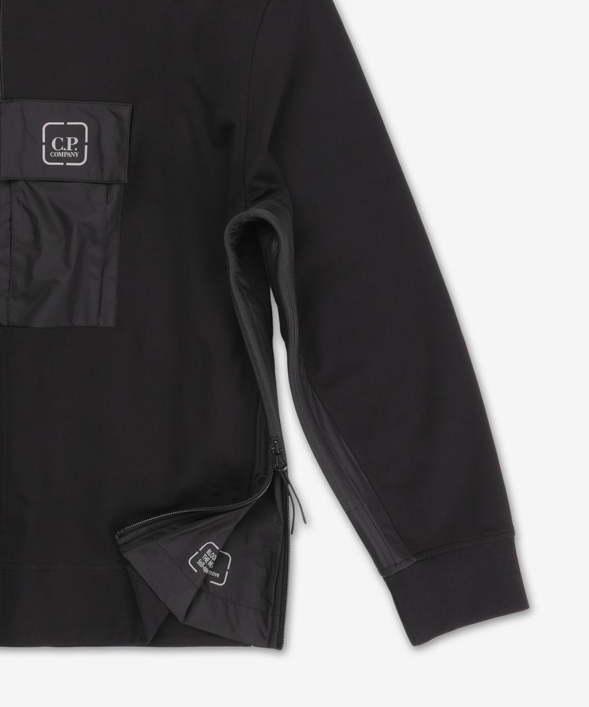 Толстовка с открытой молнией CP Company Metropolis - Черный / 18Clss012A006452M999