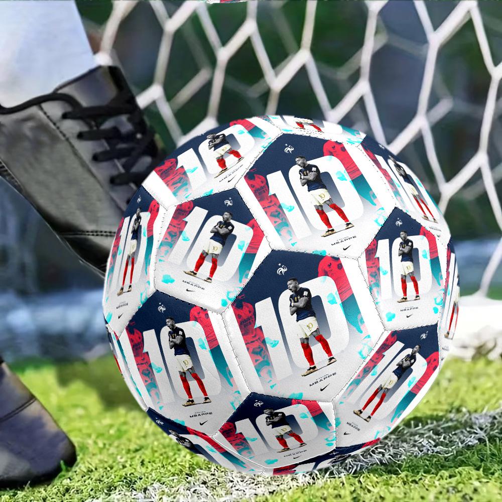 Mbappe1 Size 5 Soccer Football Machine-Stitched Indoor/Outdoor Universal Football Soccer Accessory