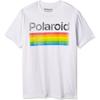 Мужская футболка Polaroid Classic Logo Винтажный стиль Радужная