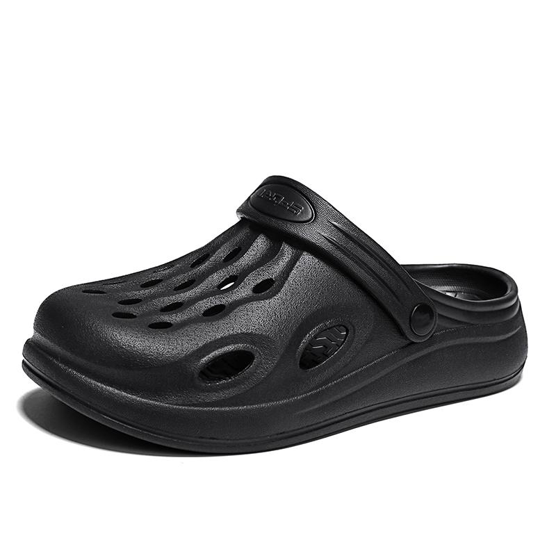 2025 Summer New Hole Shoes for Men Breathable and Comfortable Garden Clogs Slippers Anti Slip Beach Sandals Shoes