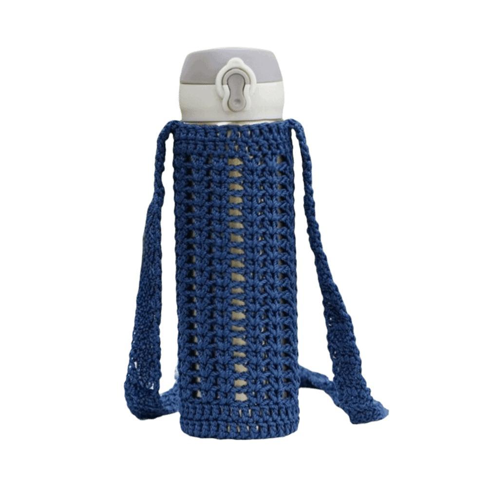 Reusable Water Bottle Carrier Bag Handmade Cup Sleeve Pouch Thermos Cup Sleeve Water Bottles