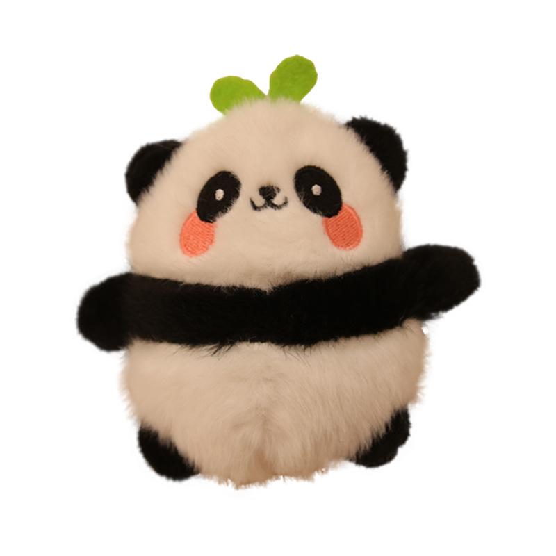 Длинная трава панда плюшевая подвеска школьная сумка подвесное украшение подарочная кукла брелок плюшевые игрушки сычуаньские сувениры для путешествий