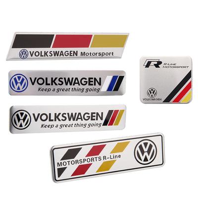 CFJSCBT Для VW R Line Golf Polo Passat Tiguan Jetta Touareg CC Новый Автомобиль Металлическая Наклейка на Кузов Авто Значок Декоративная Наклейка AK3