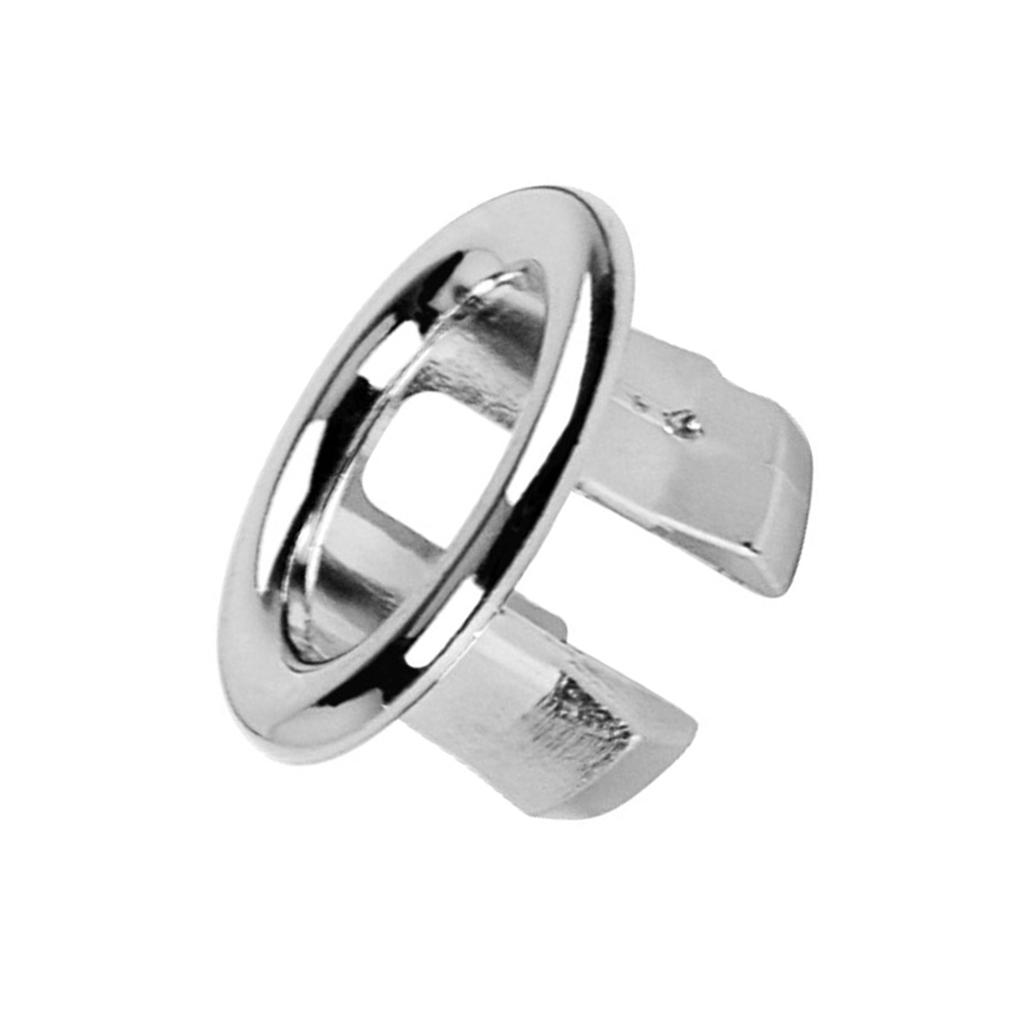 Набор из 6 штук Кольца перелива для раковины Универсальная крышка перелива для раковины Кольца перелива для утопления Отделка Крышка слива перелива Прочный