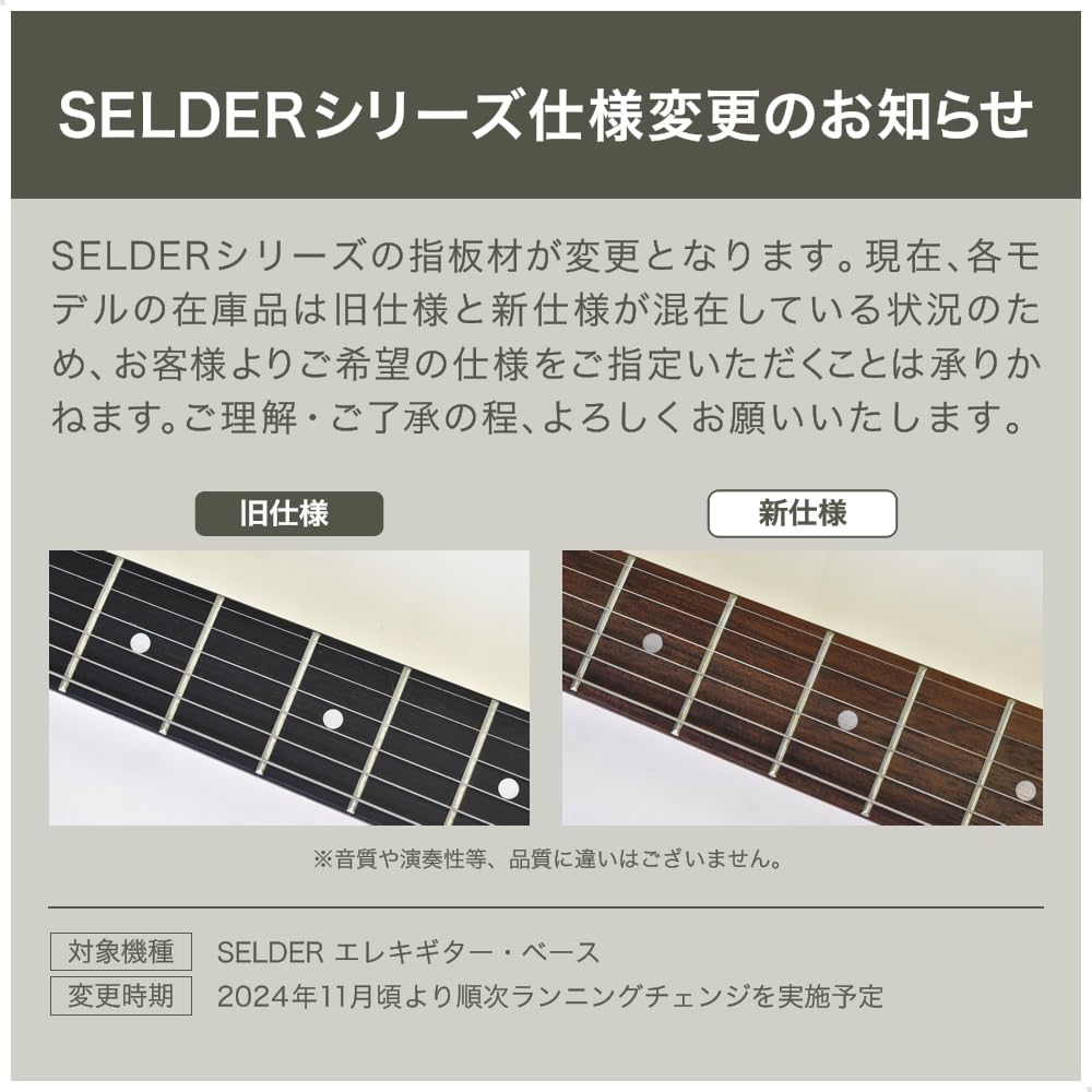 SELDER Bass Jazz Bass Type Blue для начинающих, вводный ограниченный набор JB-30/Metallic