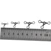 Рыболовные крючки Nickel Swivel Hook Трехсторонний вертлюг Рыболовные вертлюги Тройничные вертлюги Рыболовный соединитель